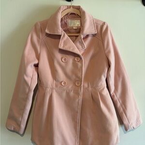 Xhilaration Blush Double-Breasted Pea Coat